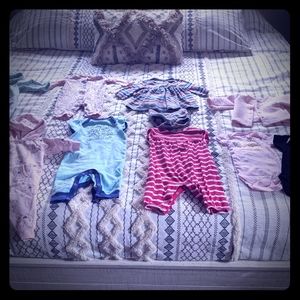 Baby Girl 0-3 Months Lot